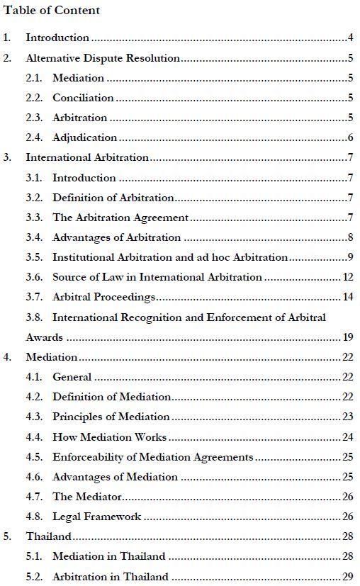 ternational Arbitration and Commercial Mediation1